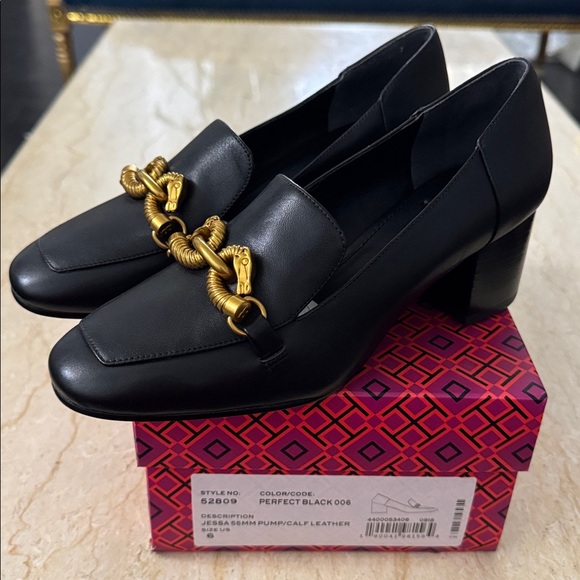 NWT Tory Burch Women's Jessa Horse Hardware Loafers